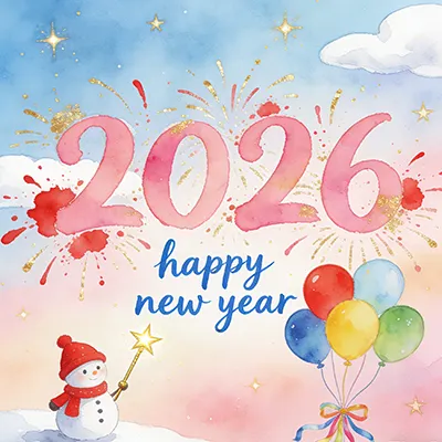 آپ کو ایک روشن نیا سال کی خواہش ہے!